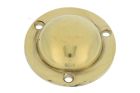 Abdeck Rosette Messing poliert Ø 42mm Höhe 13mm