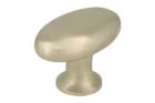 Schrankknopf oval Nickel matt 58x34xH40mm