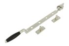 Fensterausstelstange "Tonnen design"Messing vernickelt 335mm