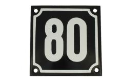 Hausnummer emailliert 10x10cm