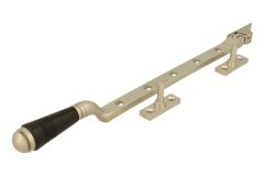 Fensterfeststeller Nickel matt Ebenholz 300mm (1908)
