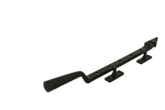 Fensterfeststeller Messing schwarz 290mm (1915)